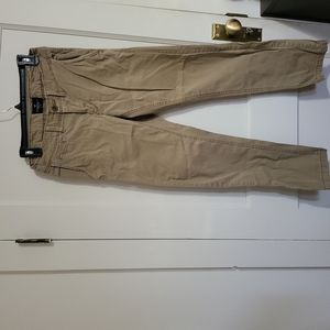 Khaki soft material pants
